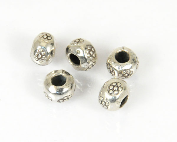 カレンシルバースペーサー扁平丸玉/外径8.0mm(1個入り)