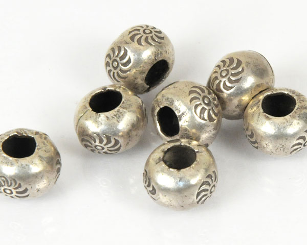 カレンシルバースペーサー扁平丸玉/外径11mm(1個入り)